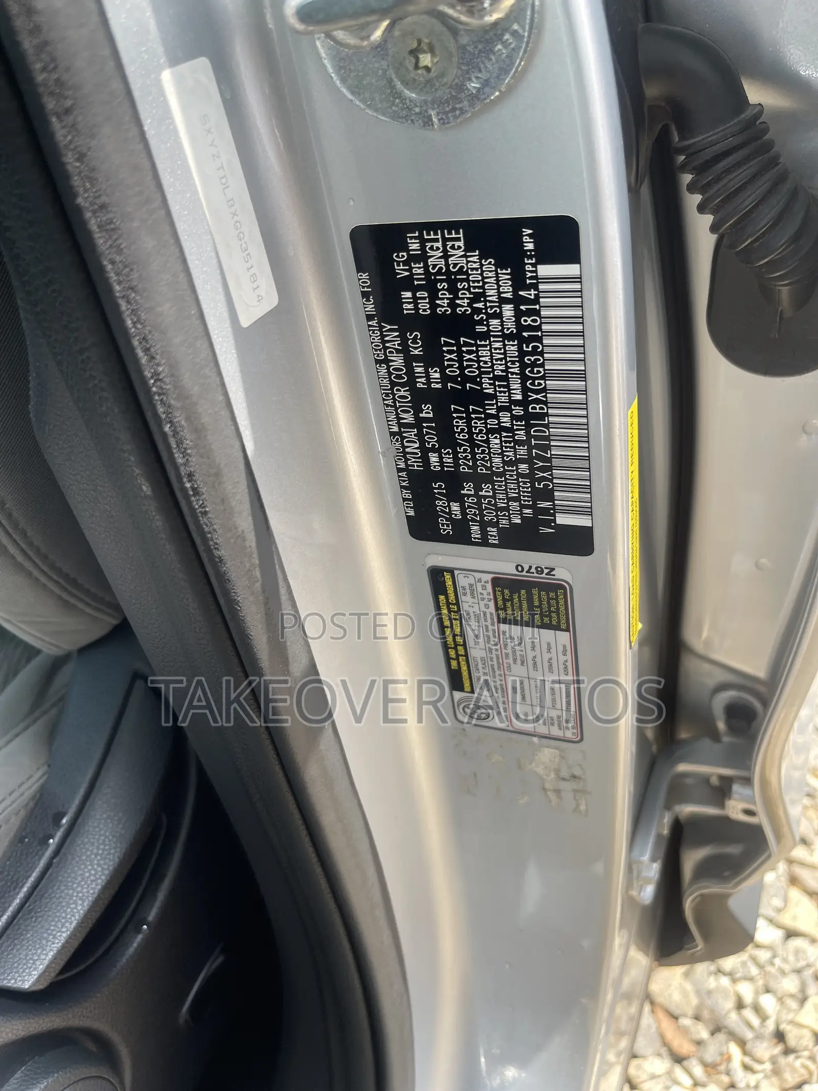 Hyundai Santa Fe 2015 Silver