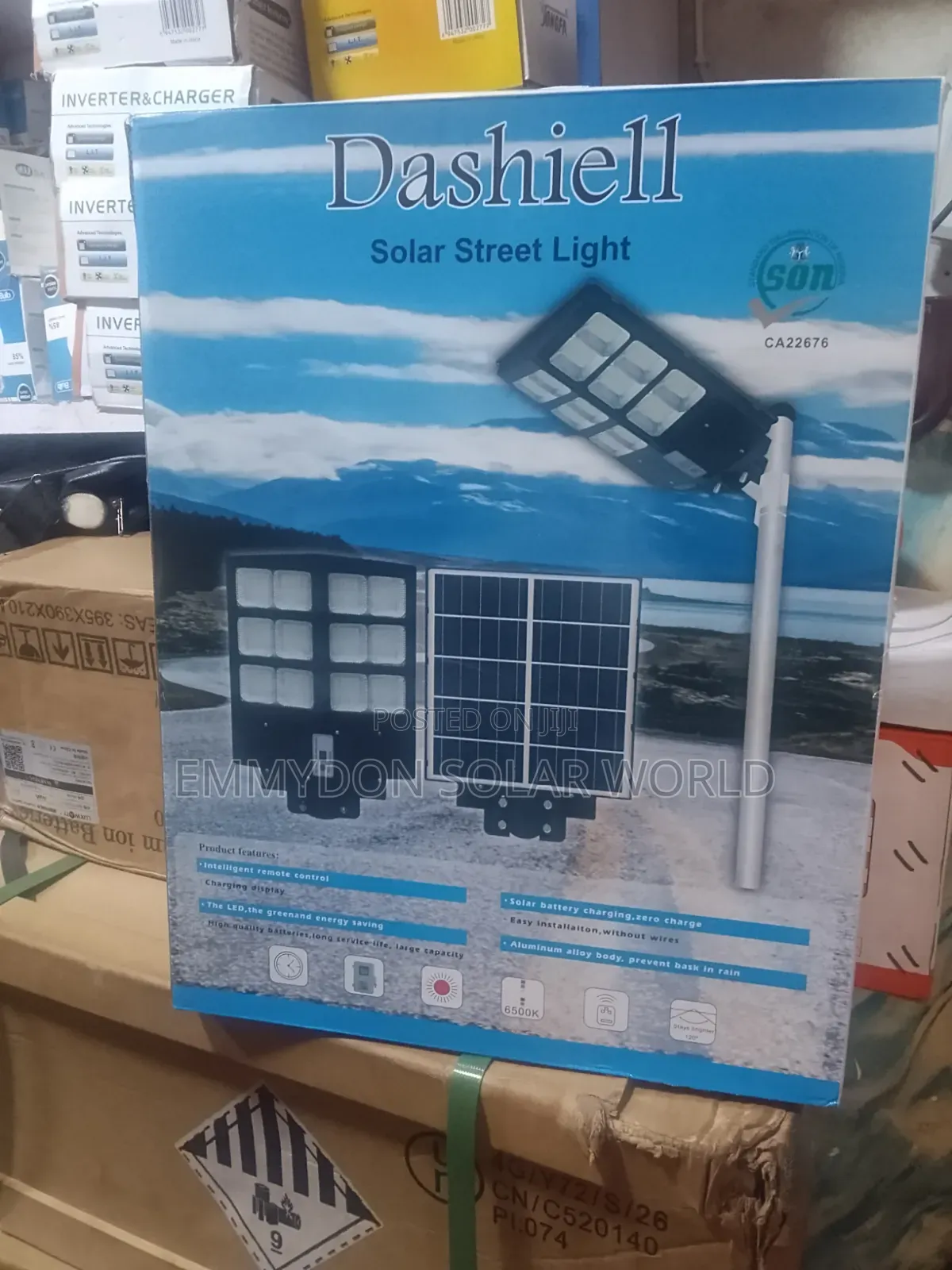 DASHIELL Solar Street Lights 12 Eye
