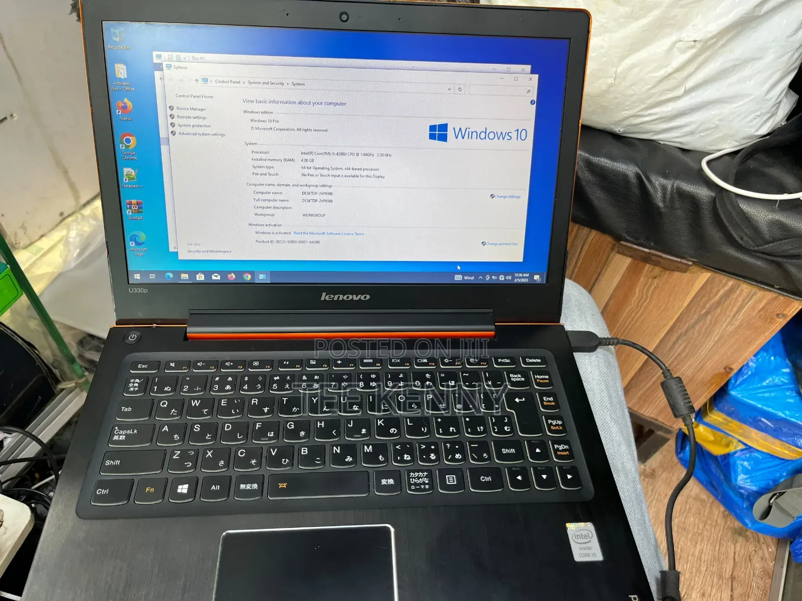 Laptop Lenovo IdeaPad U330 8GB Intel Core i5 SSD 256GB