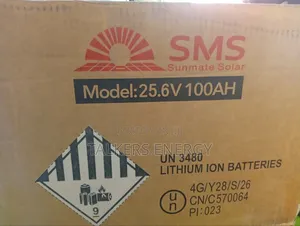 SMS Sunmate Solar 25.6V 100Ah (2.56kWh) Lithium LiFePO4 24v