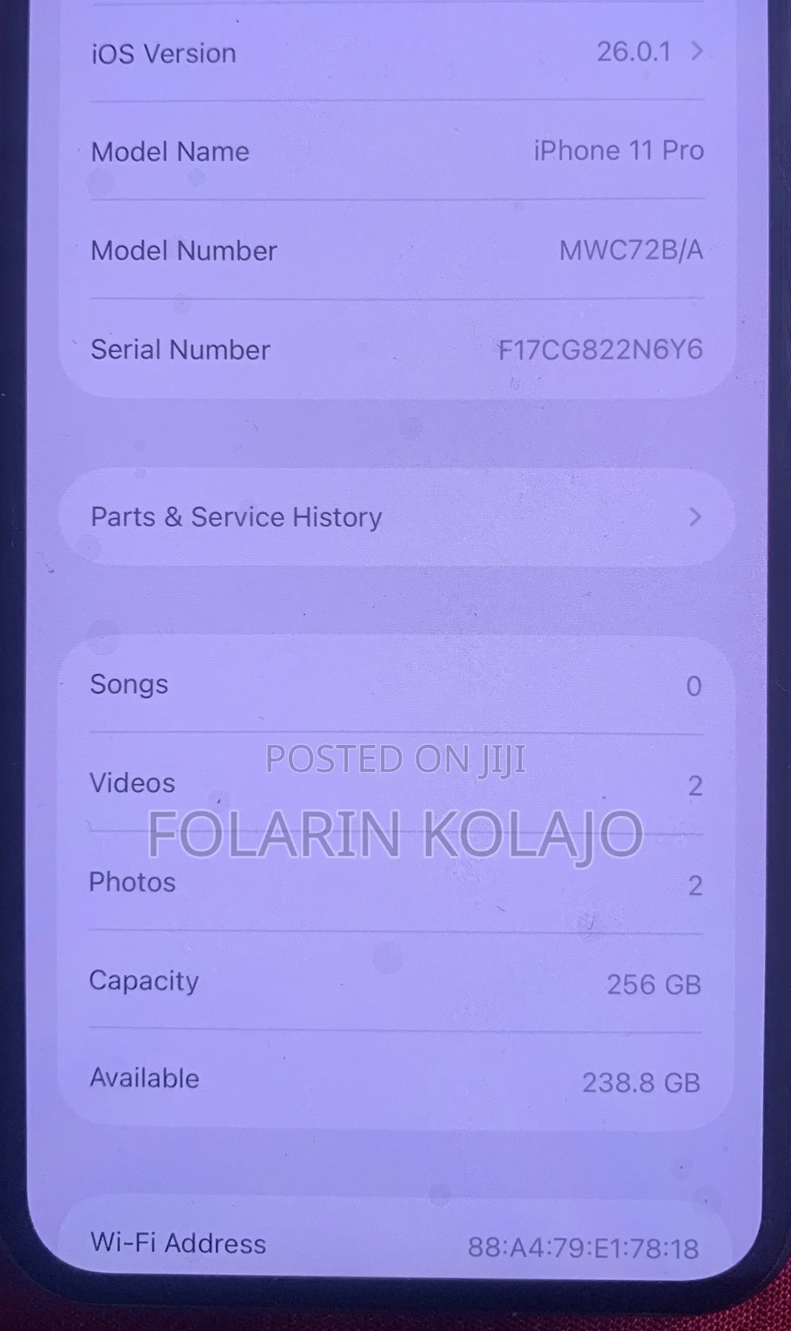 Apple iPhone 11 Pro 256 GB Gray