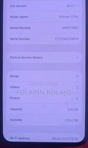 Apple iPhone 11 Pro 256 GB Gray