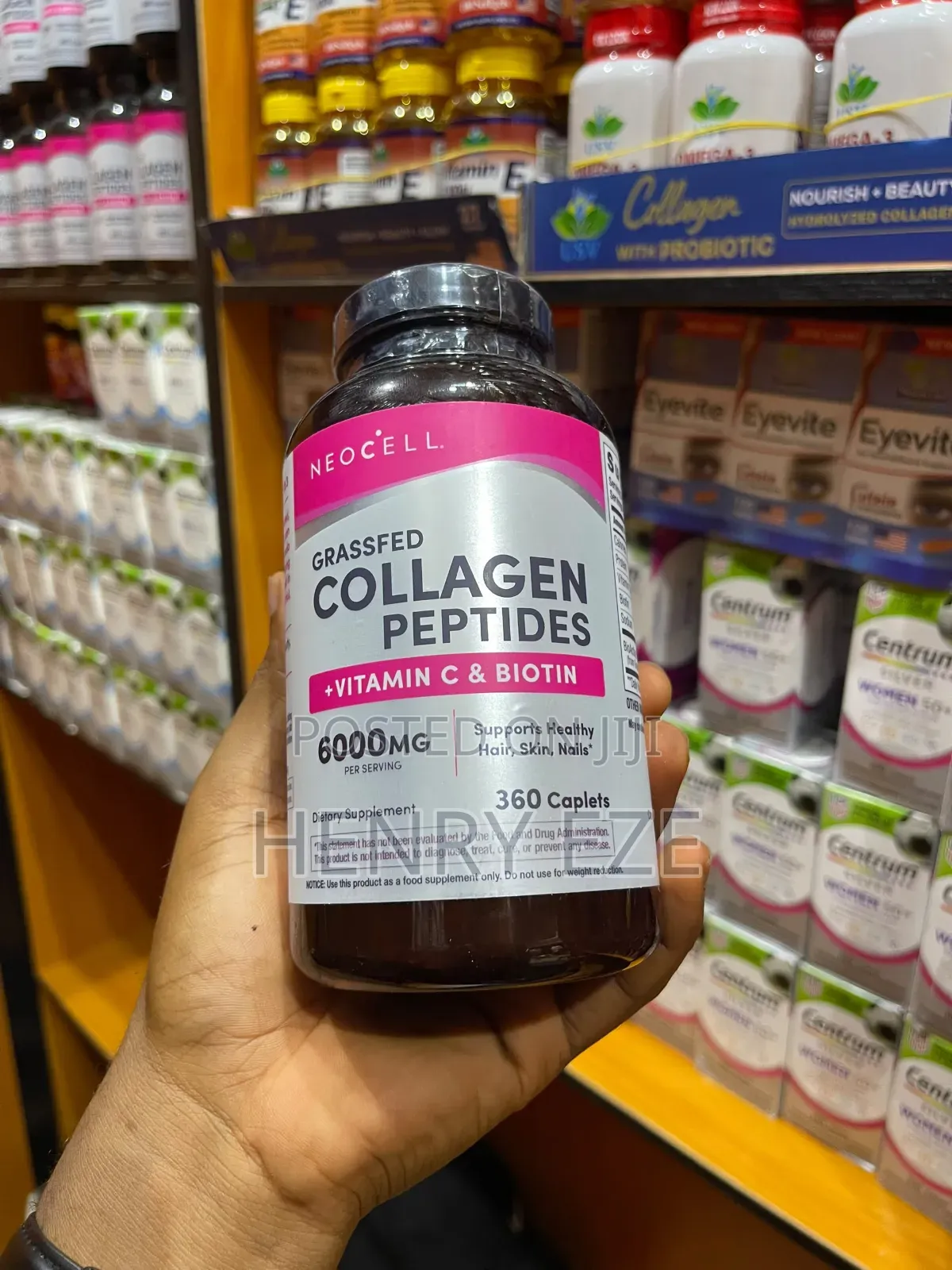 NeoCell Grassfed Collagen Peptides 6000mg – 360 Caplets