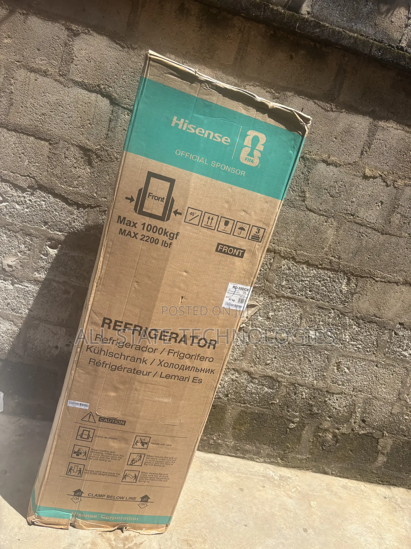 Hisense RD-35DCB Refrigerator With Convenient Water Access