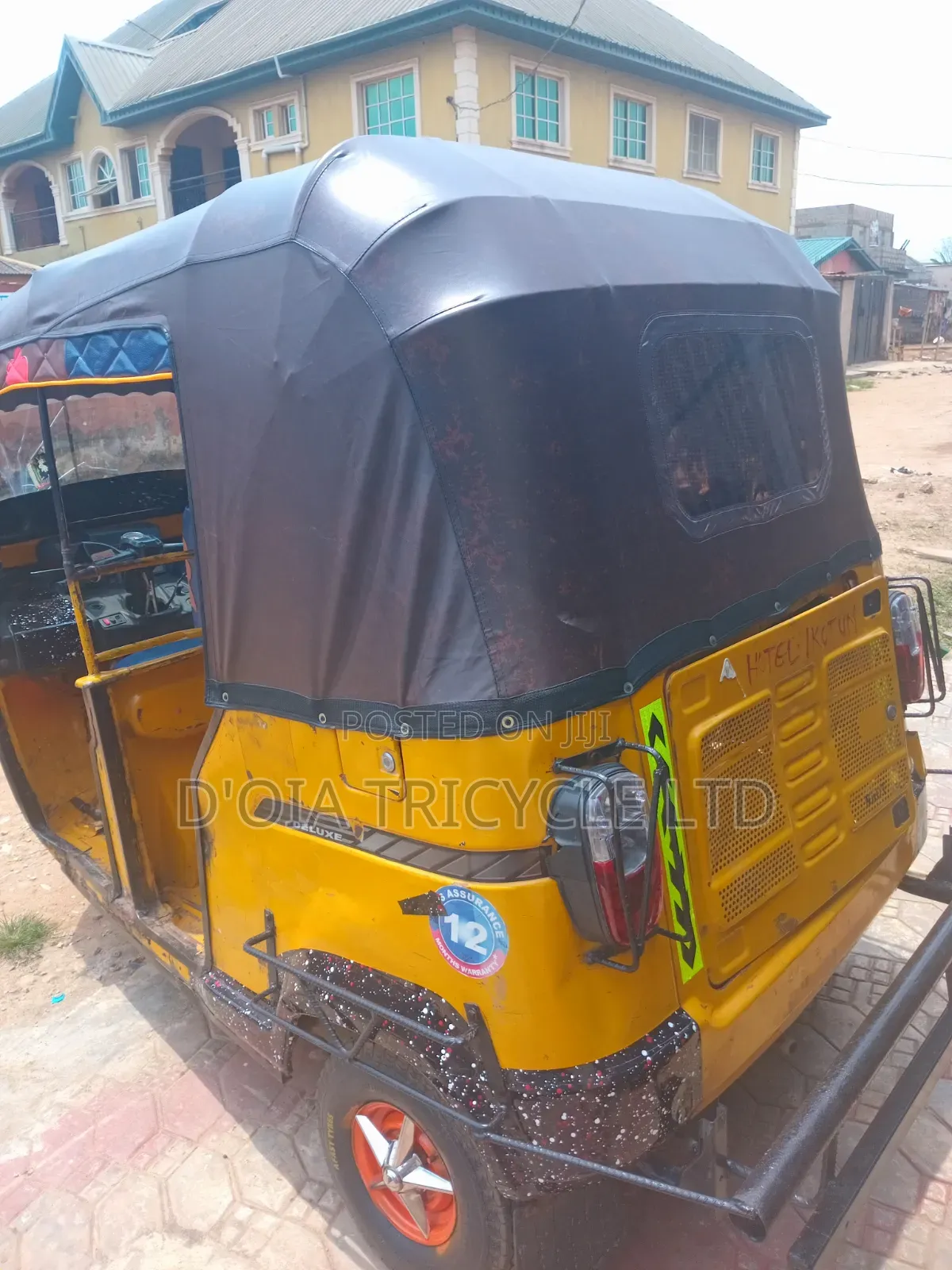 TVS King Deluxe Plus iTouch Start 2025 Yellow