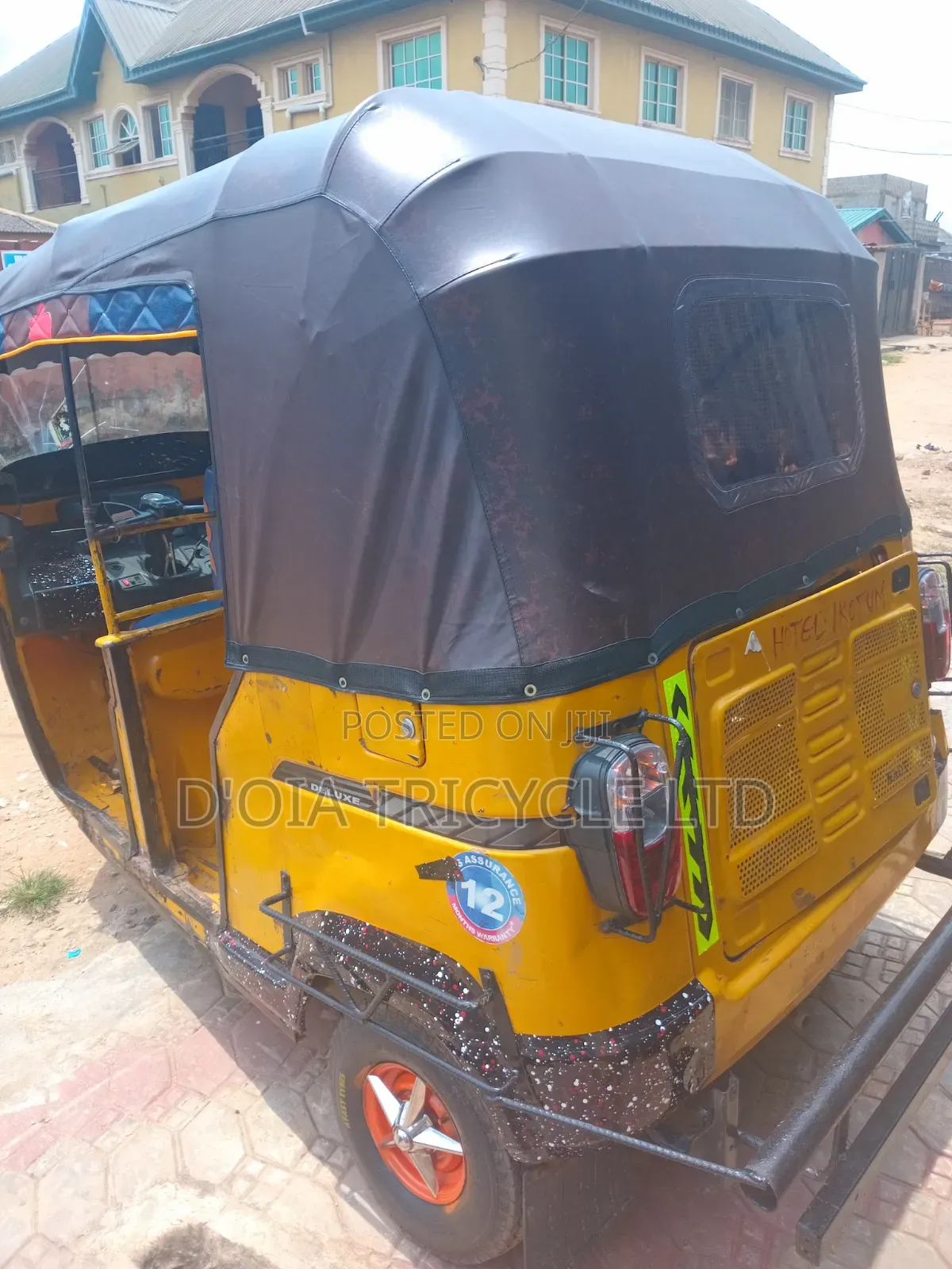 TVS King Deluxe Plus iTouch Start 2025 Yellow