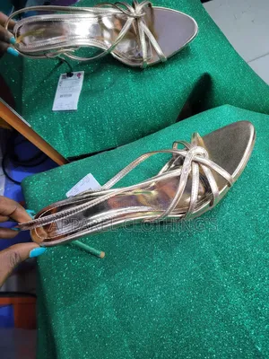 Rose Gold Zara Sandals Heels