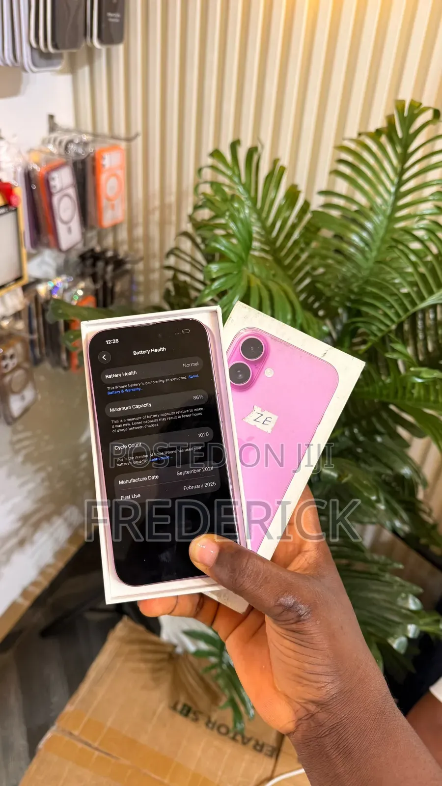 New Apple iPhone 16 128 GB Pink