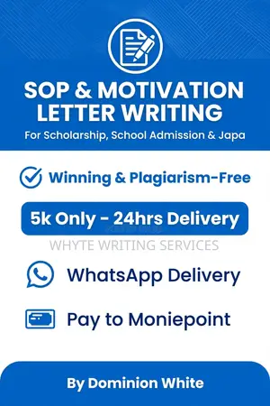 SOP & Motivation Letter - Scholarship & Japa