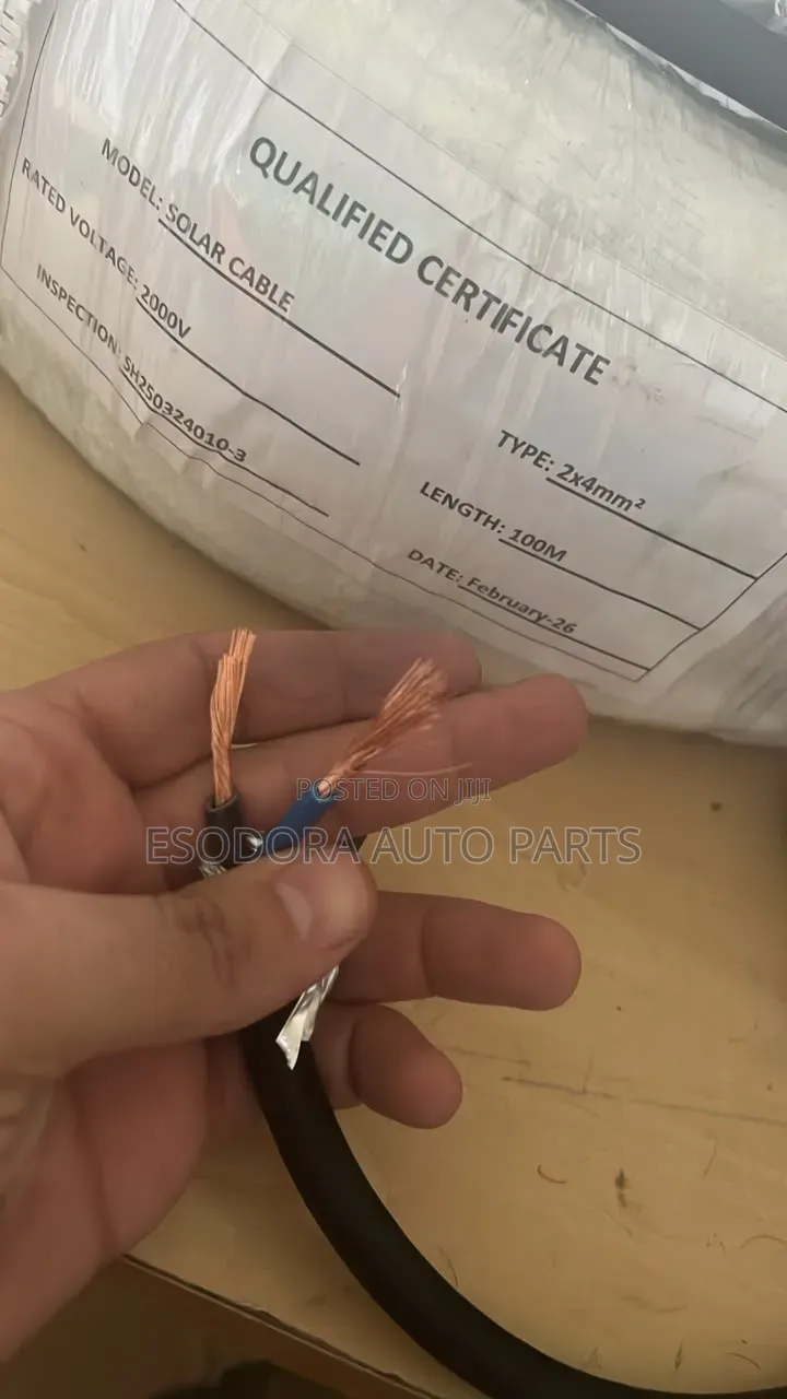 4mm 2core 2000v Pv Wire