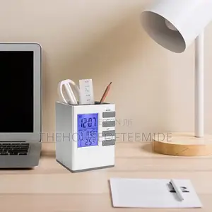 Calendar and Time Stationery Holder