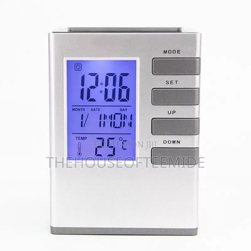 Calendar and Time Stationery Holder
