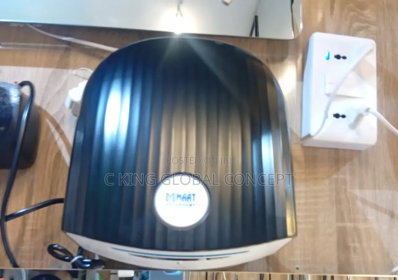 Brand New Automatic Sensor Hand Dryer - Black & White Ribbed Design