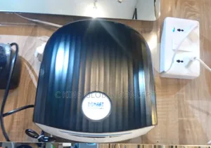 Brand New Automatic Sensor Hand Dryer - Black & White Ribbed Design