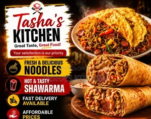Sharwama, Noodles and Small Chop All Are Available,for Order