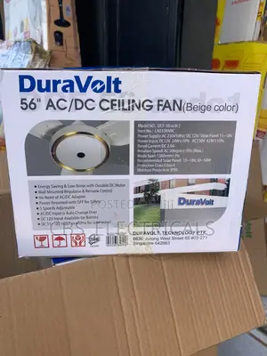 DuraVolt 56" AC/DC Ceiling Fan (DCF-56 Acdc1)
