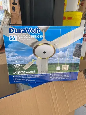 DuraVolt 56" AC/DC Ceiling Fan (DCF-56 Acdc1)