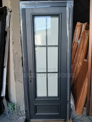 3ft Extra-Height French See-Through Glass Door – Luxury & Elegance