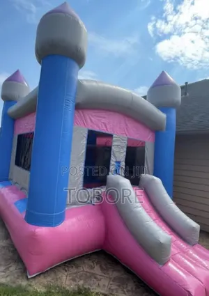 Princess Bouncy Castle With Slide&blower- Extra Clean Brand New