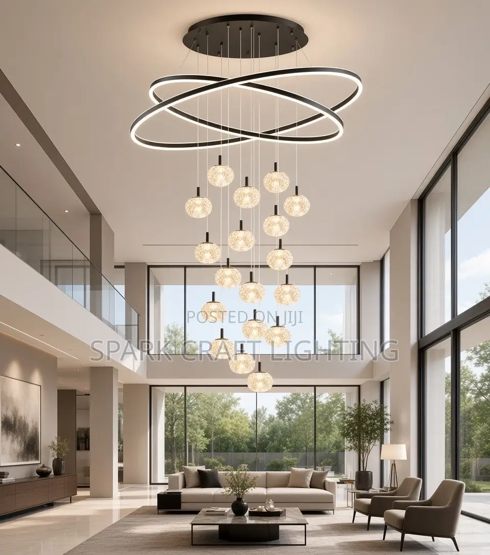 Infinity Glow Luxury Pendant Chandelier