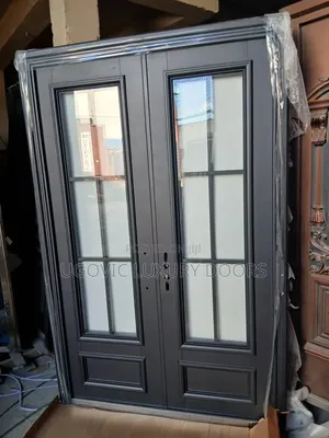 5ft Extra-Height Double French Glass Security