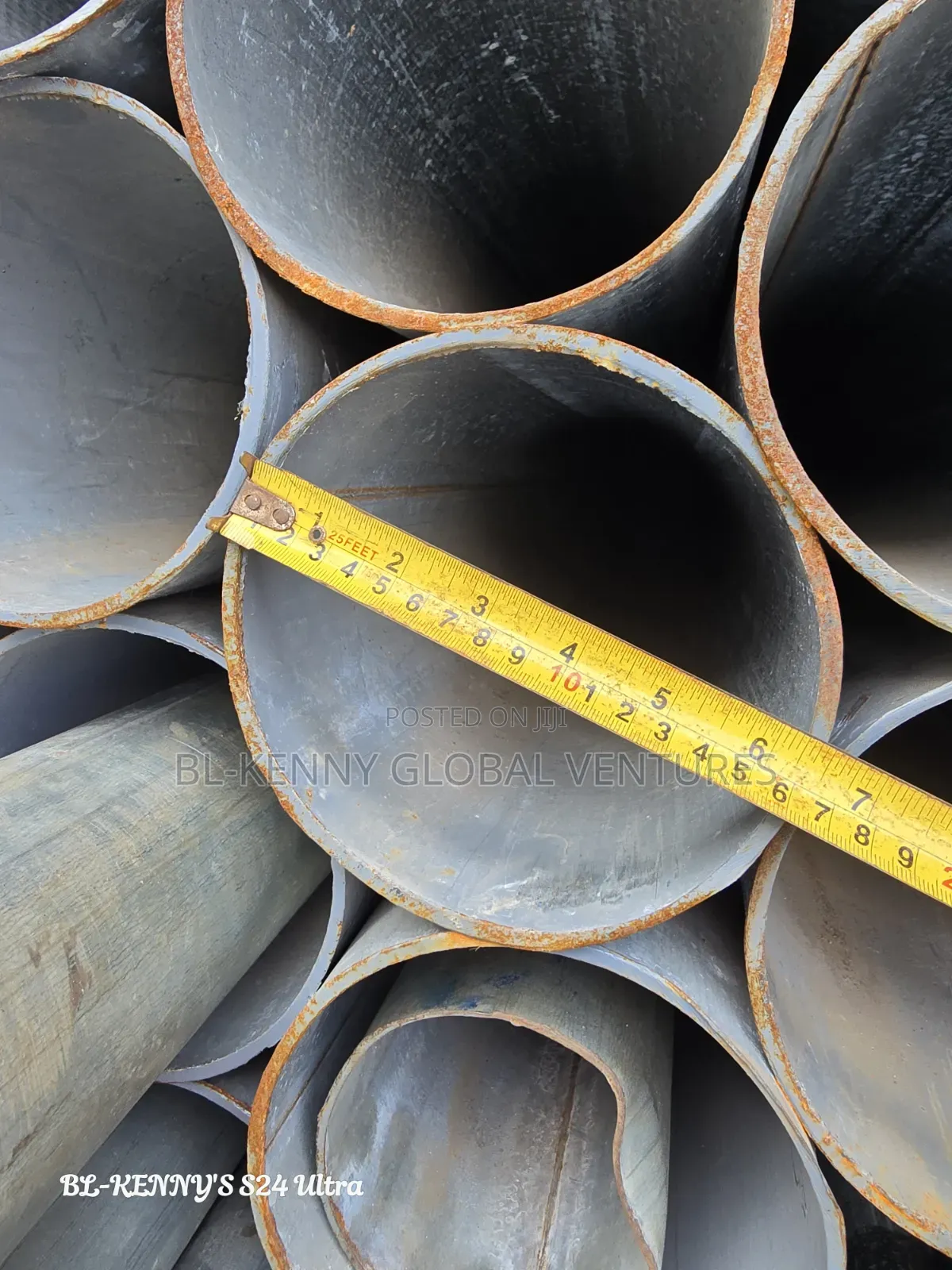 6"x2.5mm Gi Pipes Local