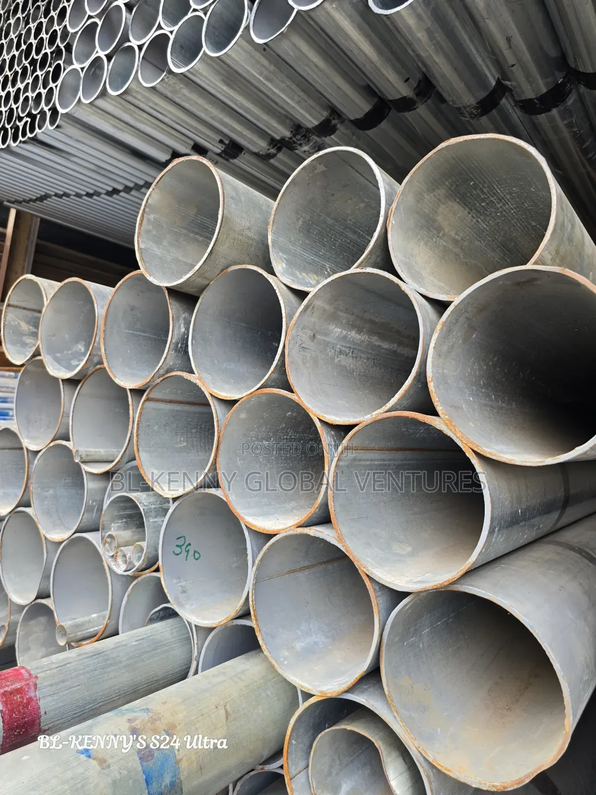 6"x2.5mm Gi Pipes Local