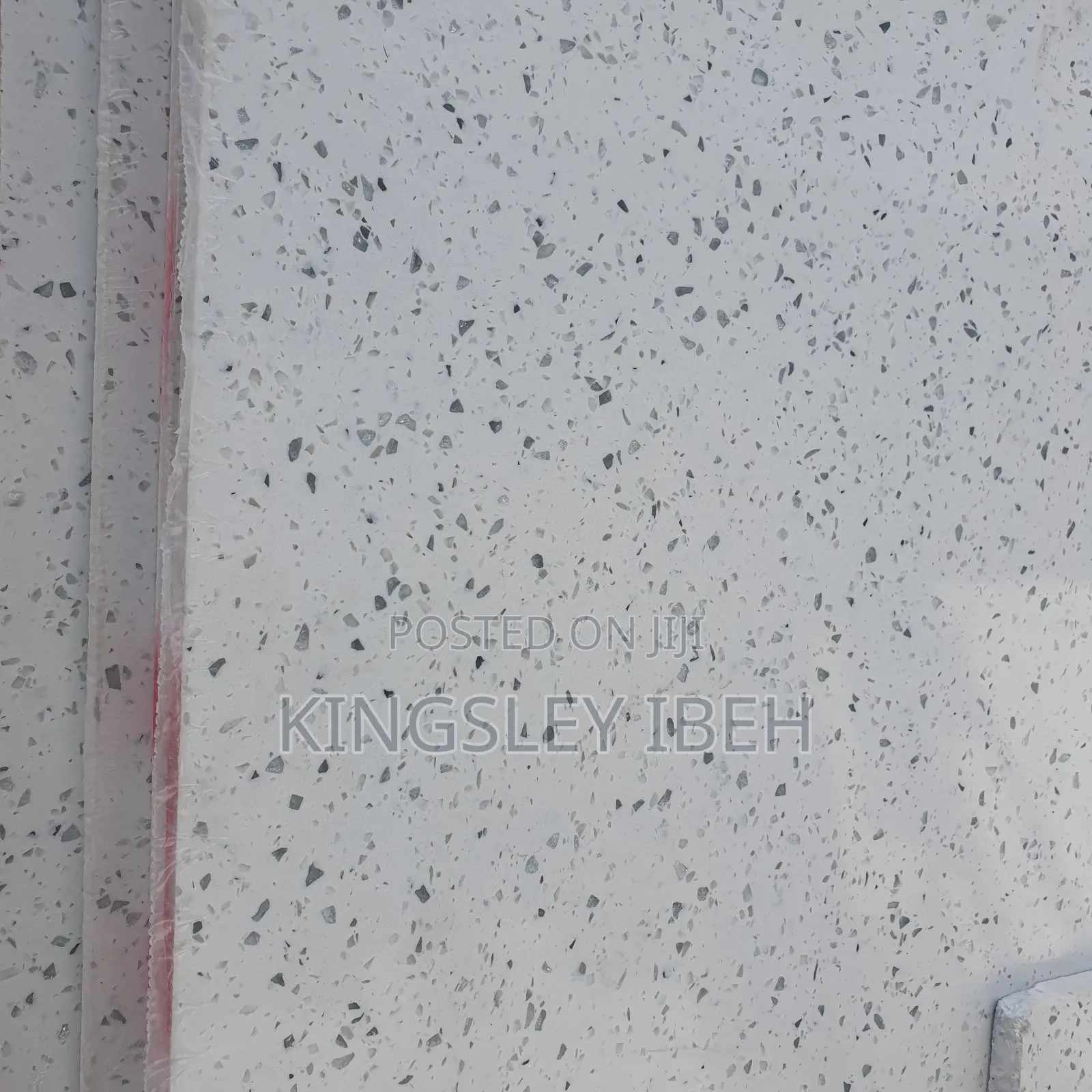 Silver White Spotted Marble Quartz