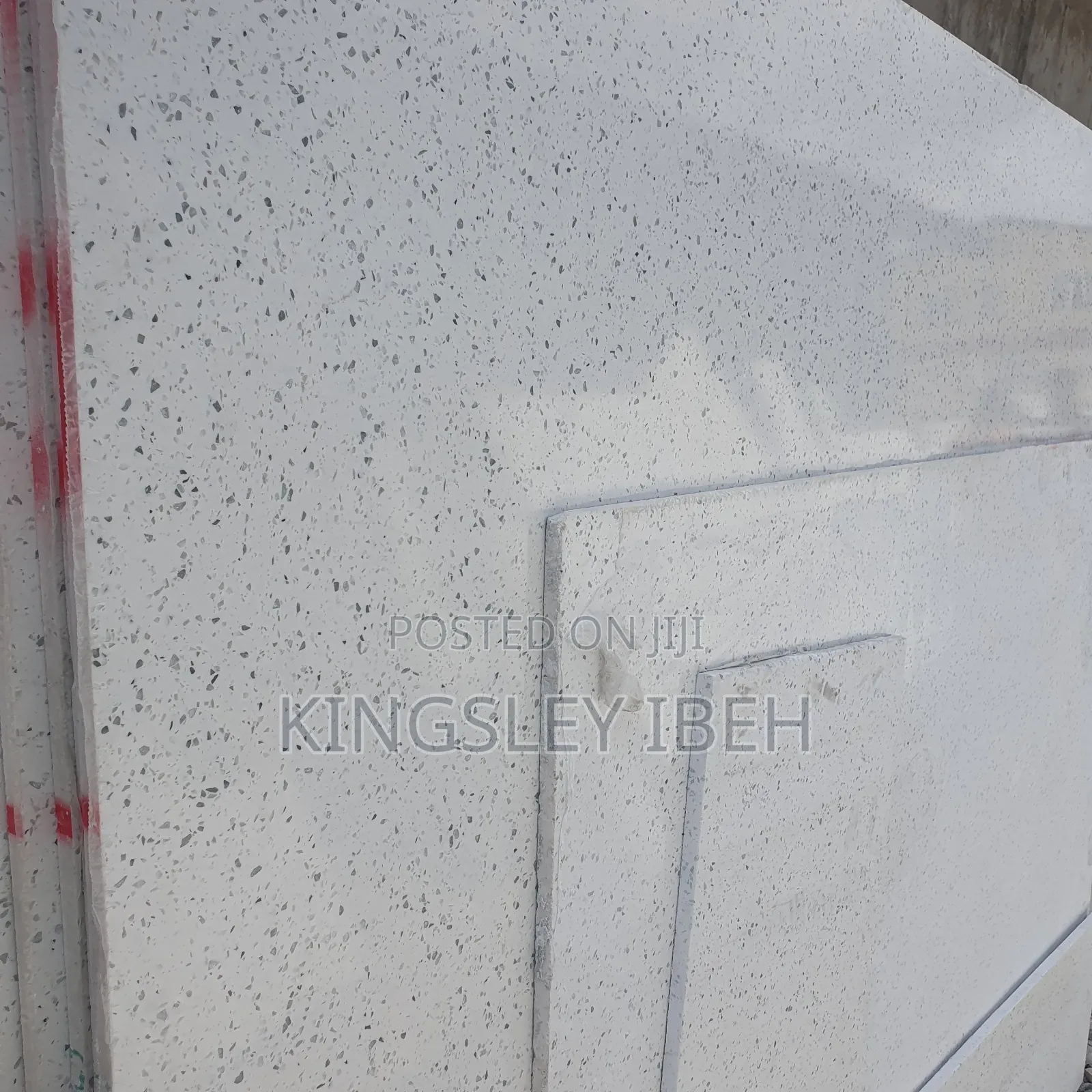 Silver White Spotted Marble Quartz