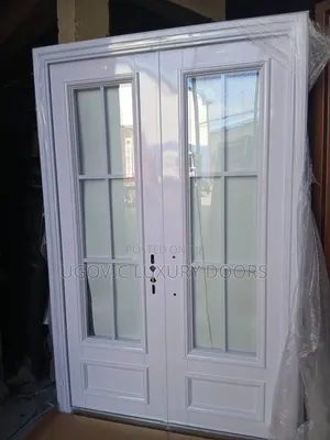 1.5m Extra-Height Double Luxury Glass Door
