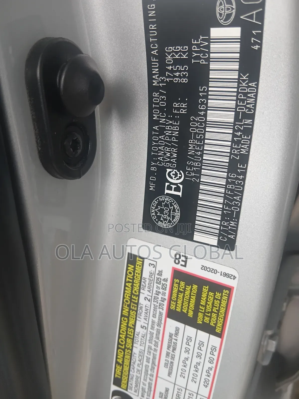 Toyota Corolla 2013 Silver