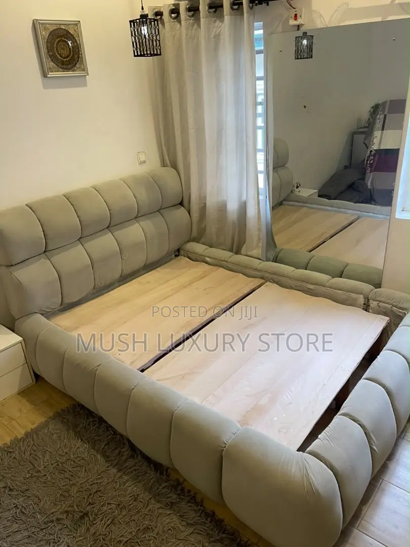 Bed Frame With Side Stool