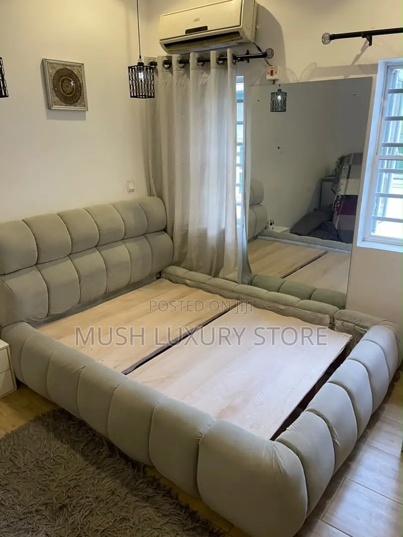 Bed Frame With Side Stool