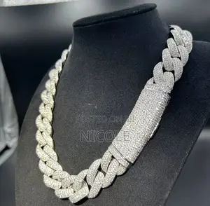 Long Cuban GOLD & SILVER Tone Chain Necklace.