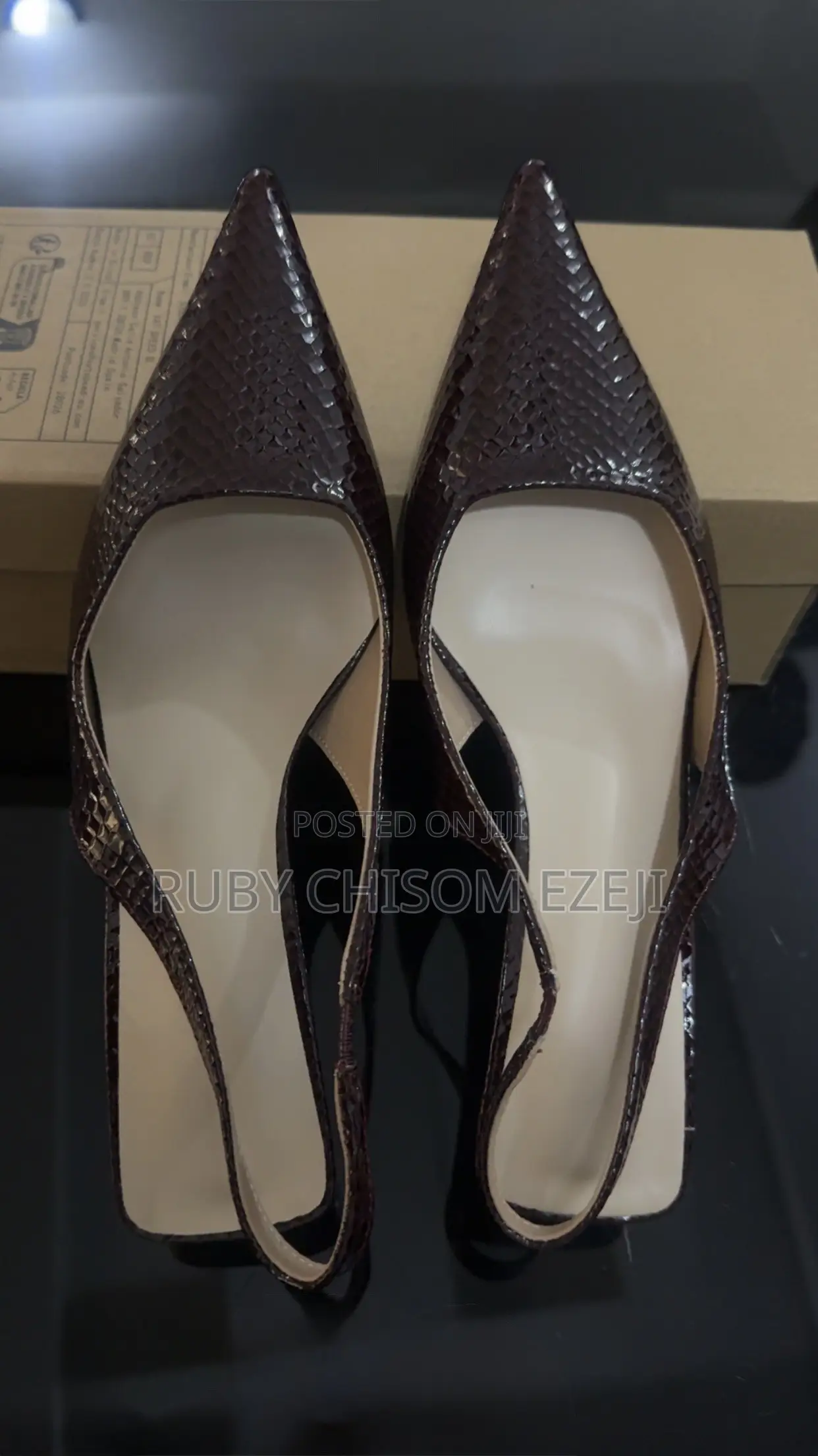 Brown Low Heel Shoe