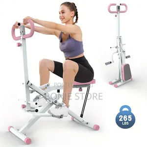Squat Machine/ Core Trainer Foldable With 4 Adjustable Resistance Band