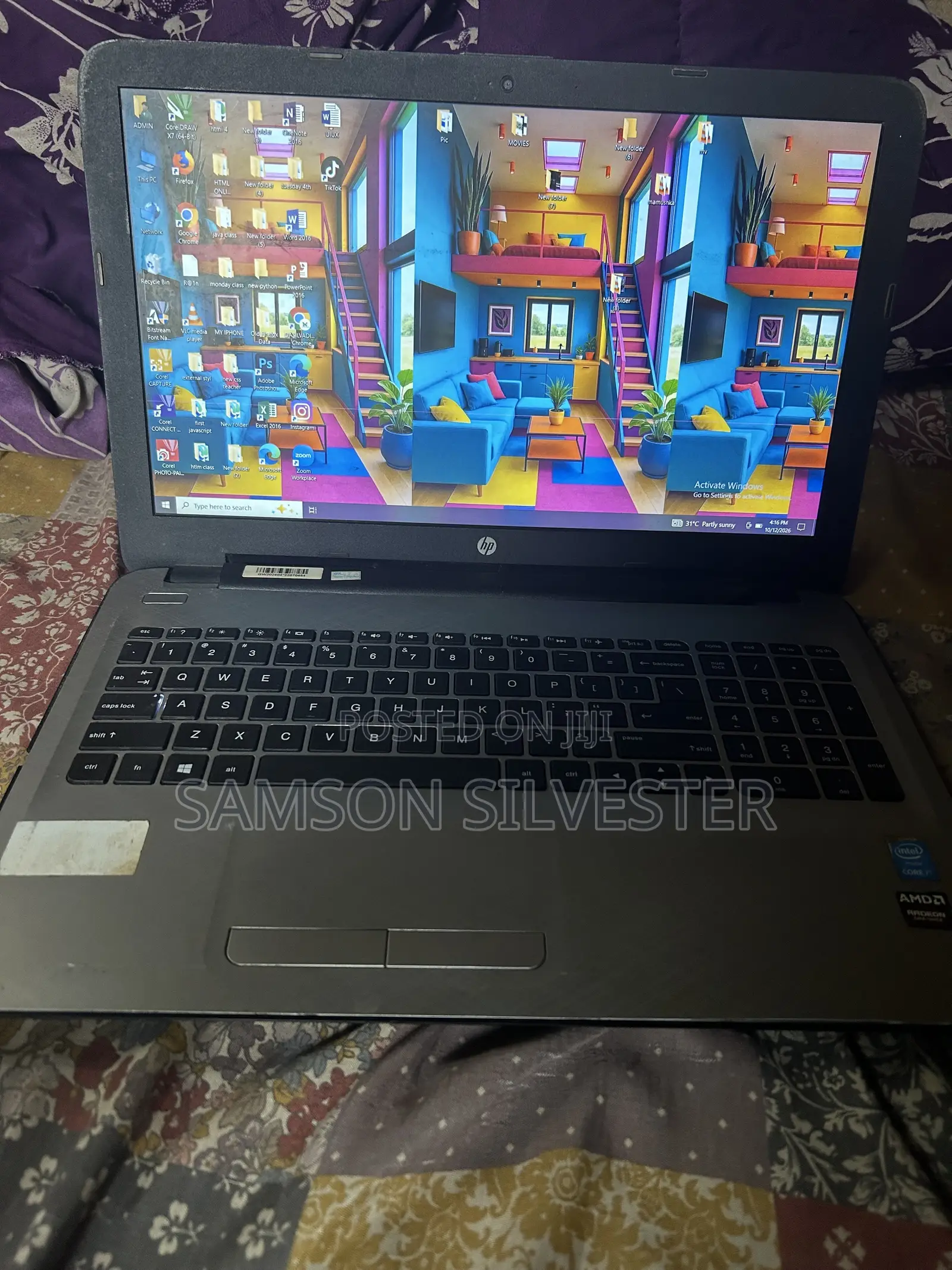 Laptop HP 8GB Intel Core i7 SSD 512GB