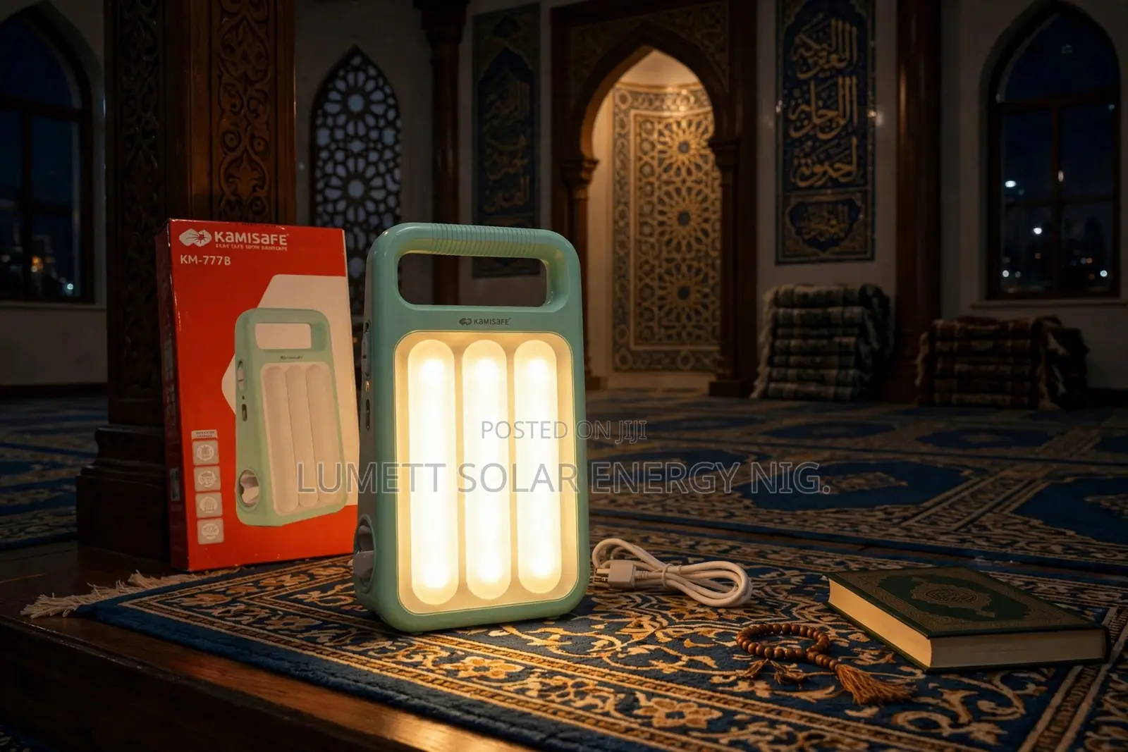 Kami Rechargeable LED Emergency Lamp for Travel