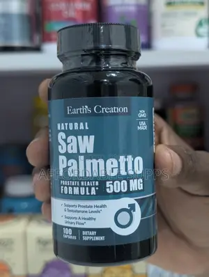 Earth’s Creation Saw Palmetto 500mg Capsules for Men