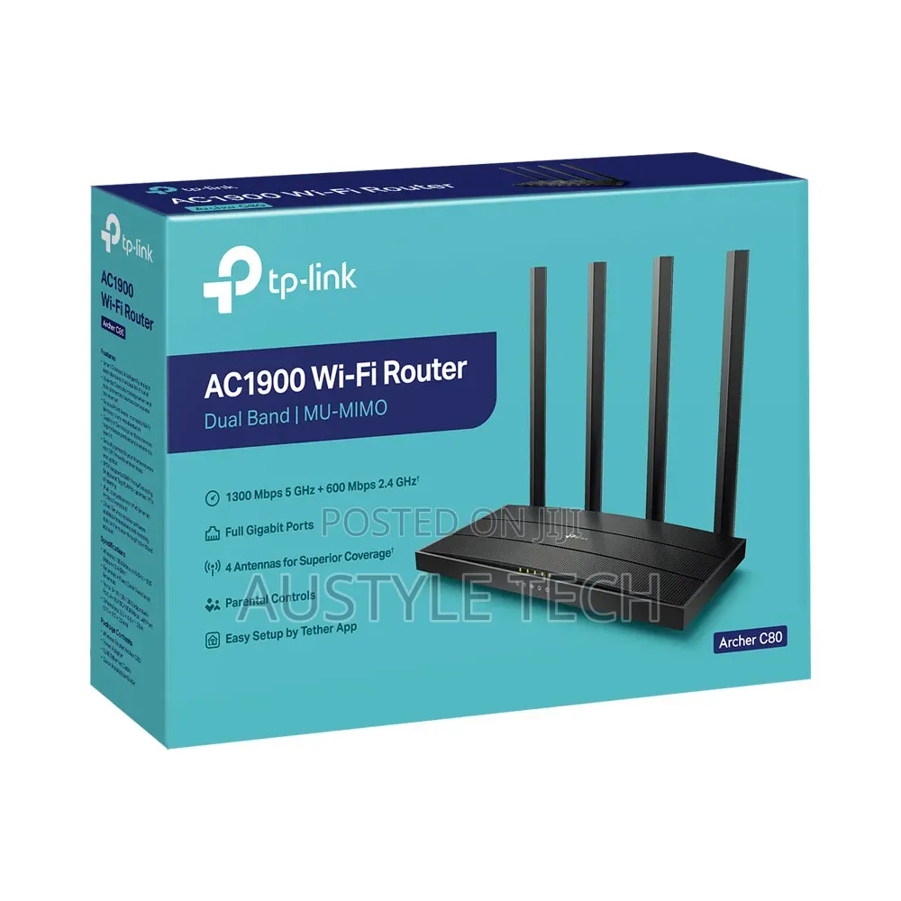 TP-Link AC1900 Wifi Dual Band Gigabit Router MU-MIMO Archet