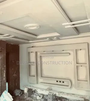 POP Design & TV Console Installation in Lekki