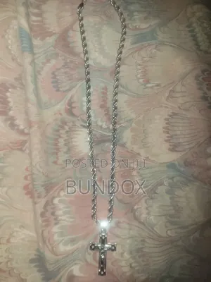 Brand New Rope Chain With Crucifix Pendant 