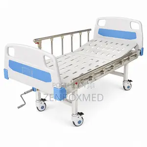 Hospital Bed - Single Crank ABS (With Side Rails)