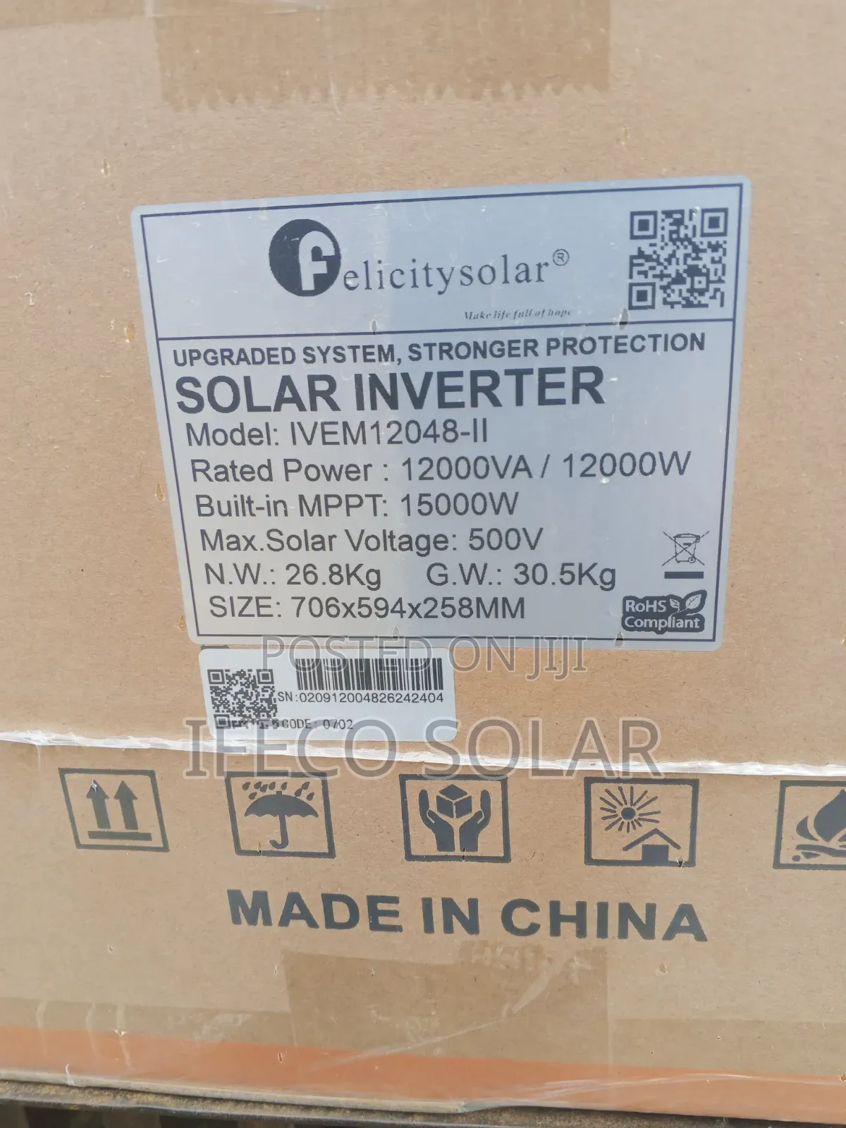 Felicity 12kva Hybrid Inverter