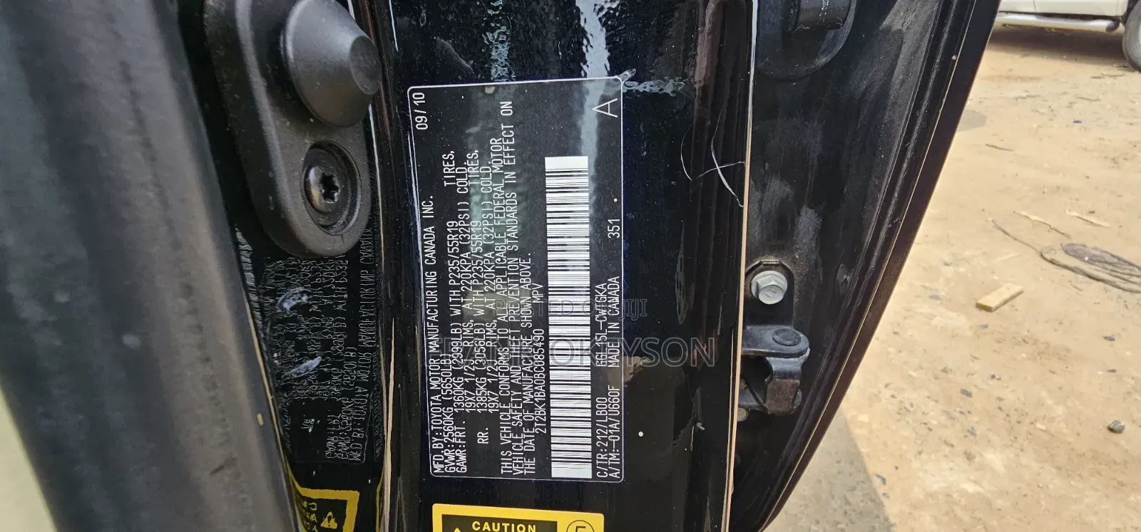 Lexus RX 350 2011 Black