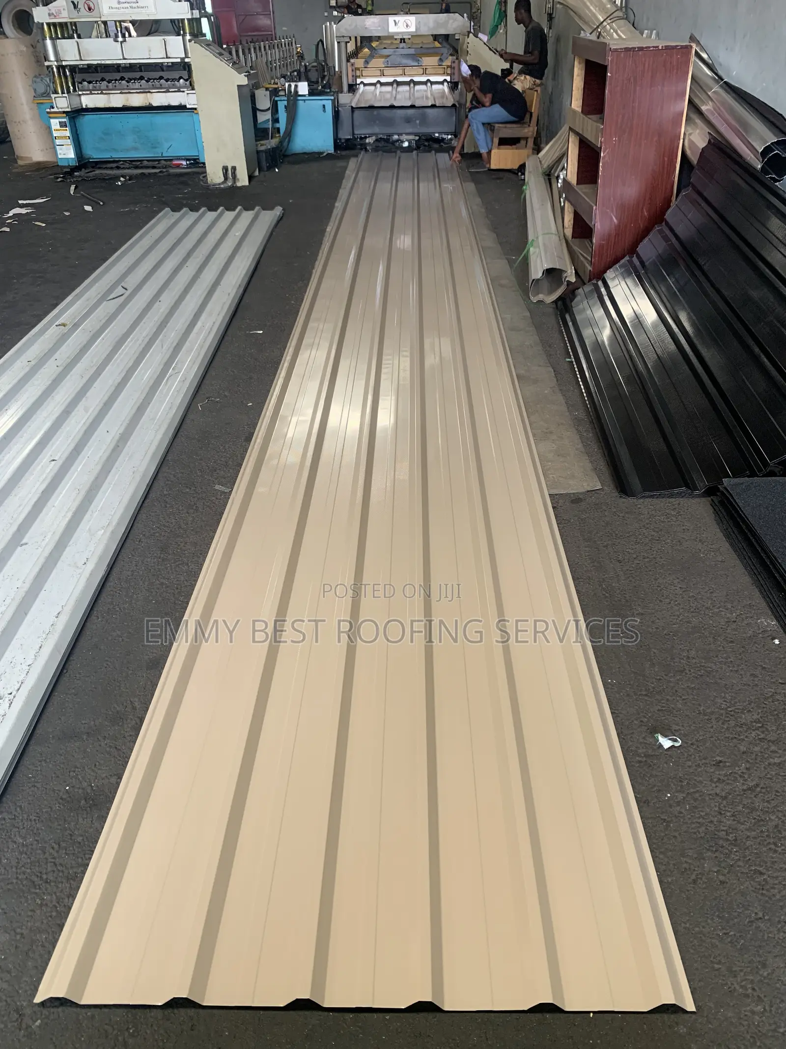 Beige Longspan Aluminium Roofing Sheet 0.55mm - Extra Thick & Durable