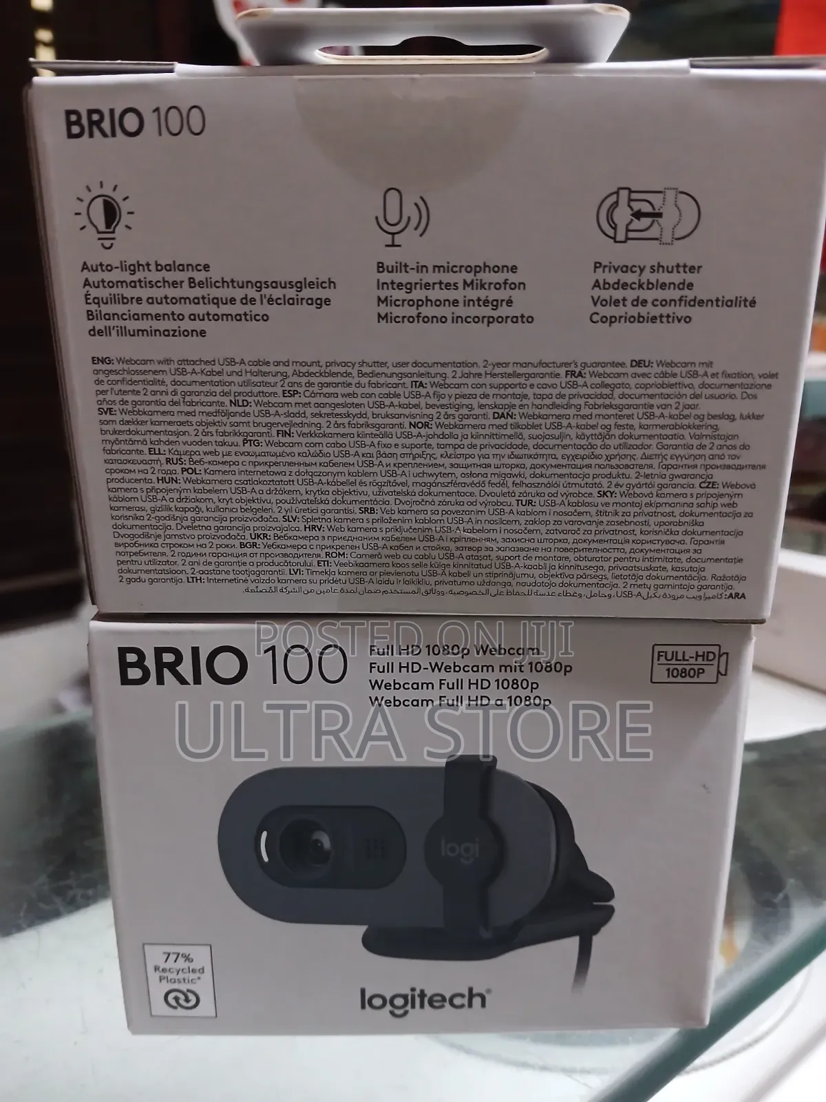Brio 100 Full Hd Webcam for Meetings and Streaming