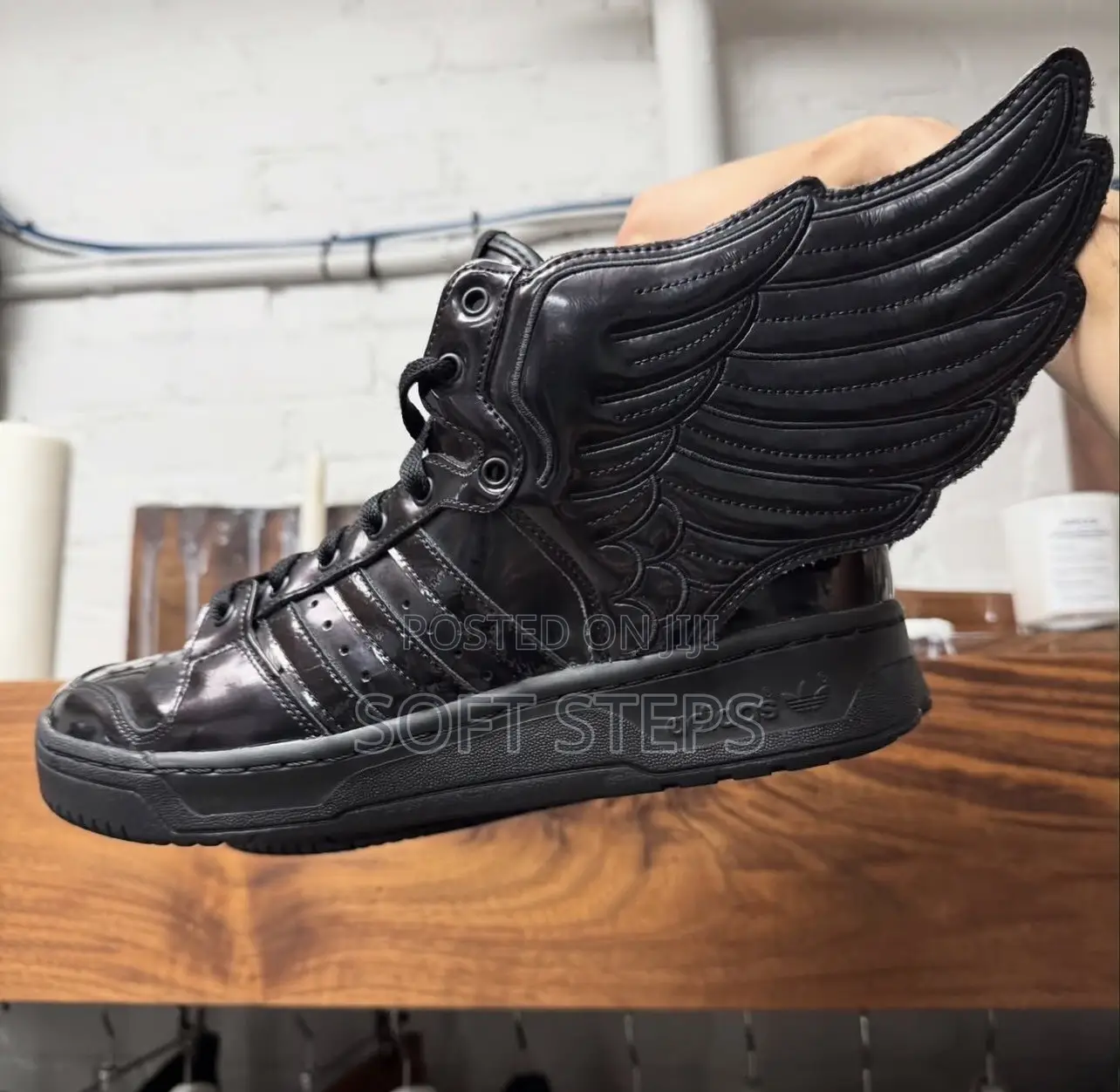 Adidas JS Wings 2.0 Patent Black