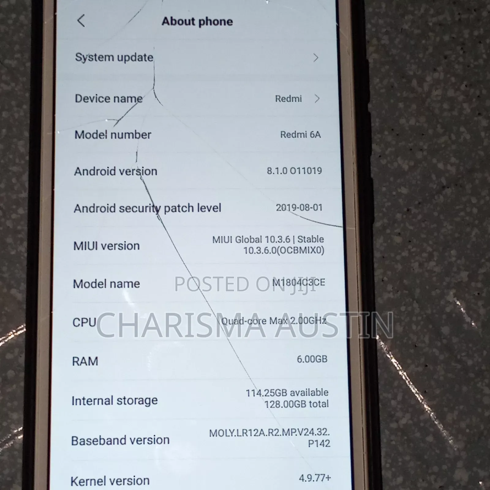 Xiaomi Redmi 6A 16 GB Gold