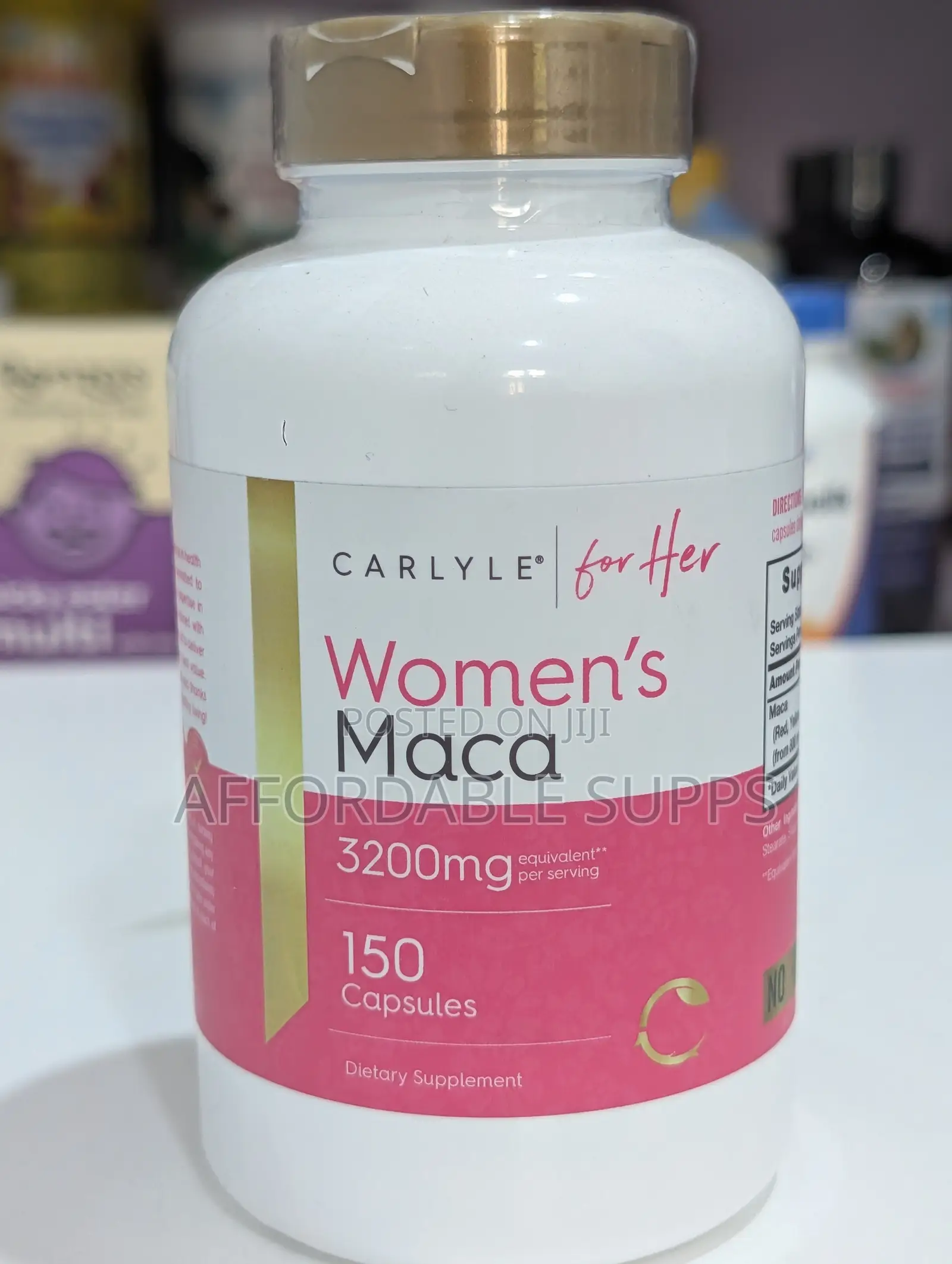 Carlyle Women’s Maca Root 3200mg – 150 Capsules